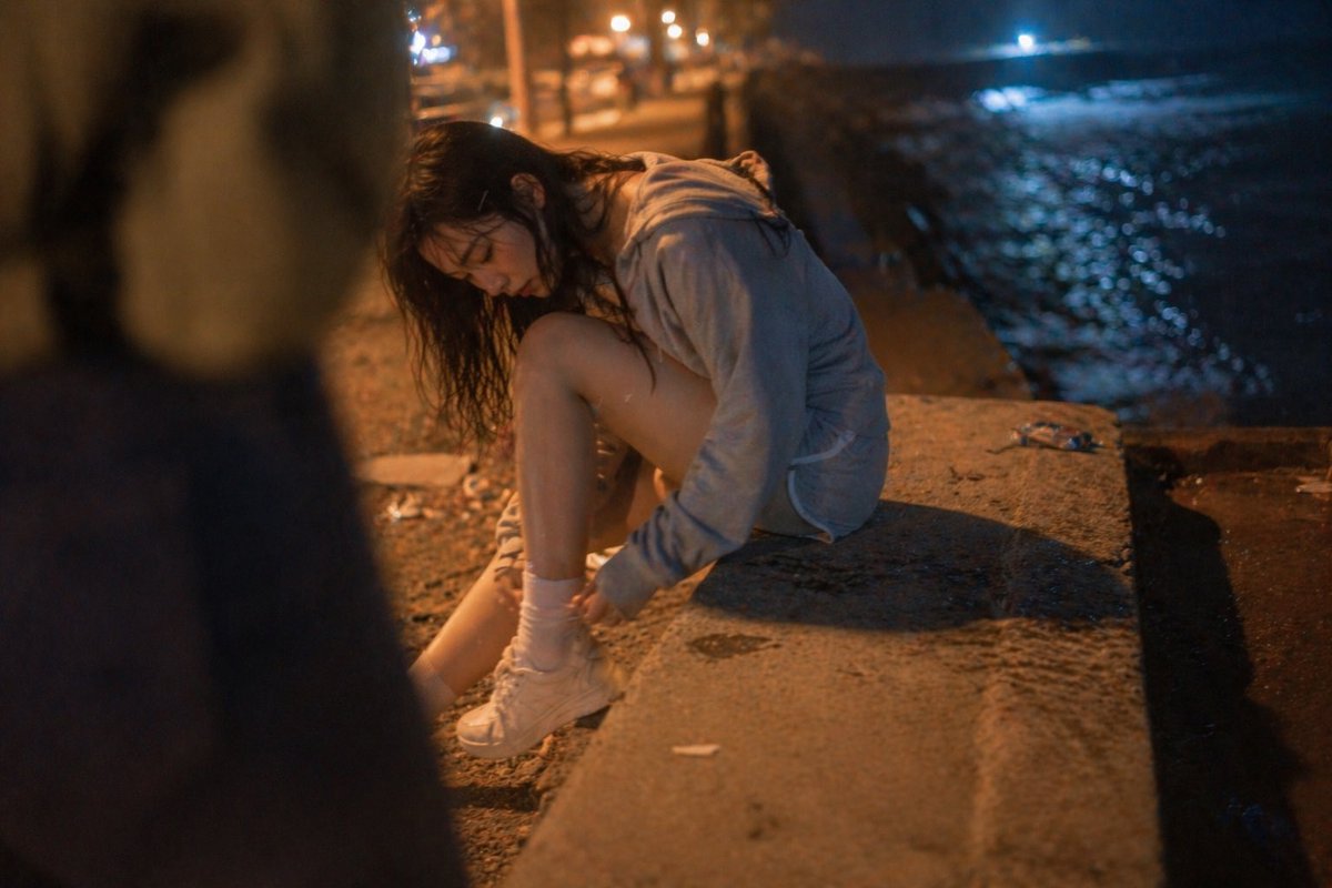 Profile / Avatar - Cinematic Candid Night Seashore Portrait