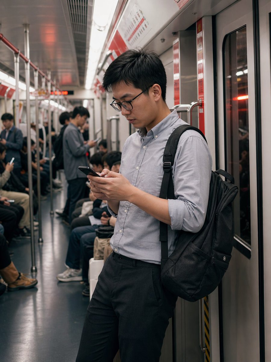Comic / Storyboard - Programmer in Shanghai Metro