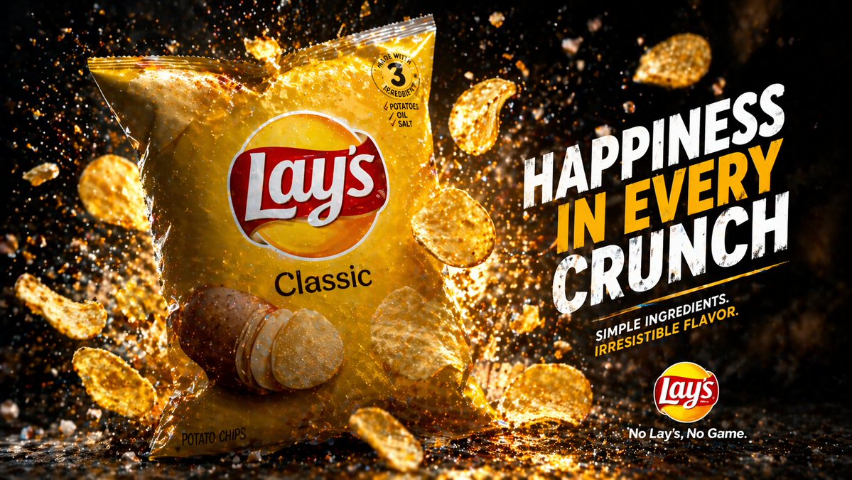 E-commerce Main Image - Cinematic Potato Chips Ad