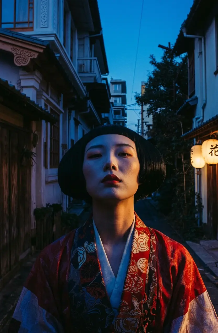 Kimono Alley Portrait