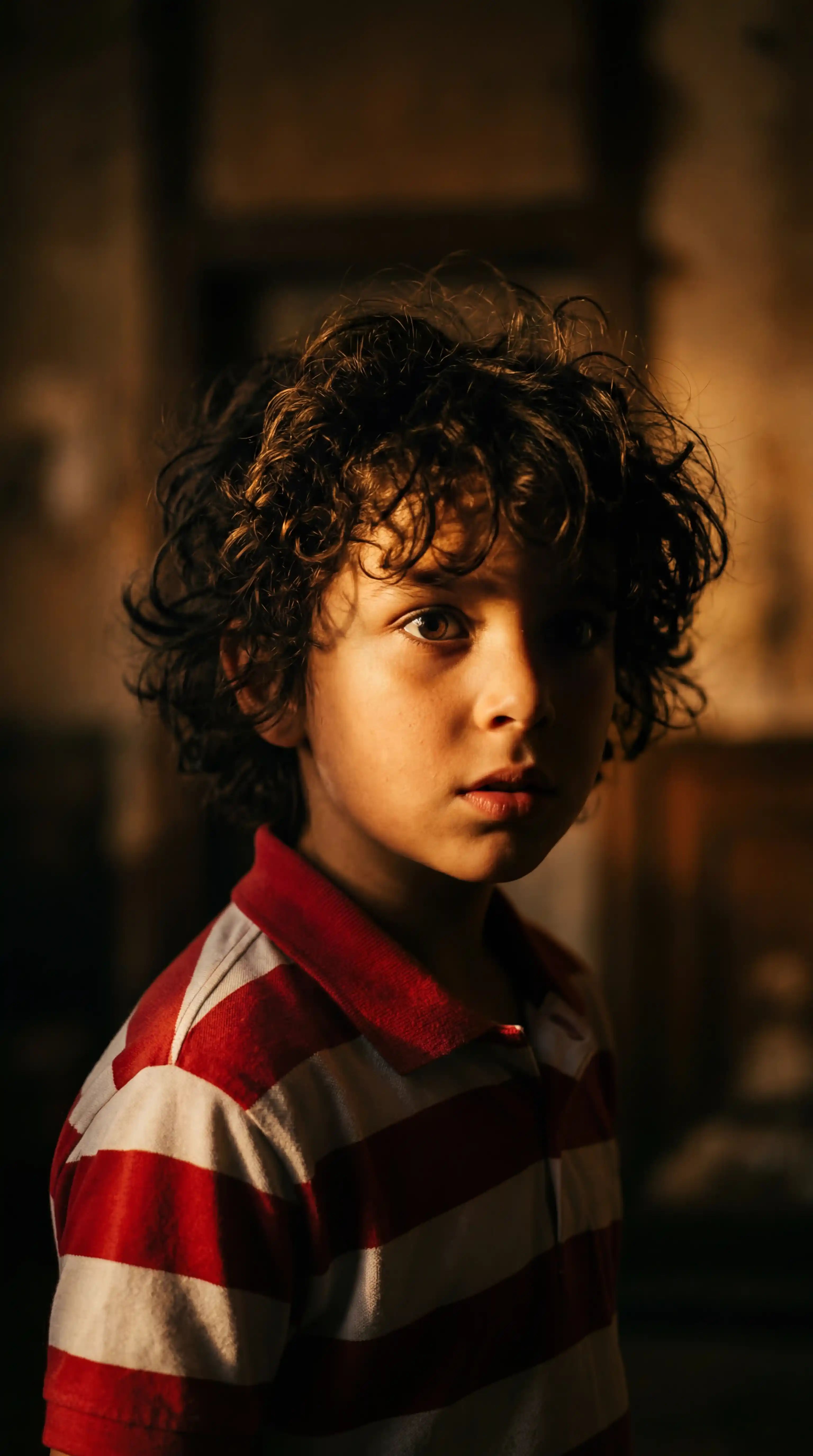 Curly Boy Chiaroscuro