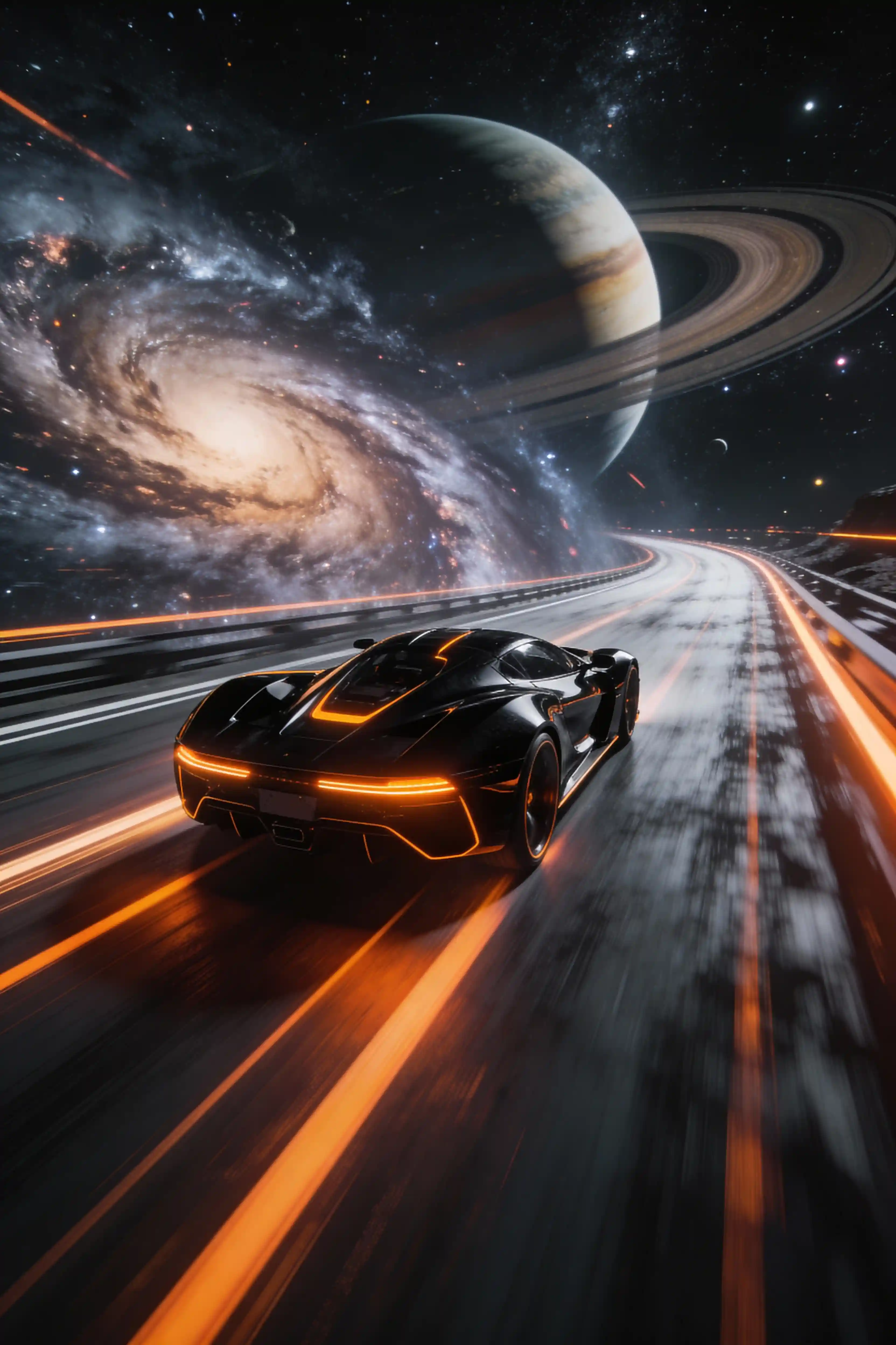 Futuristic Space Racer