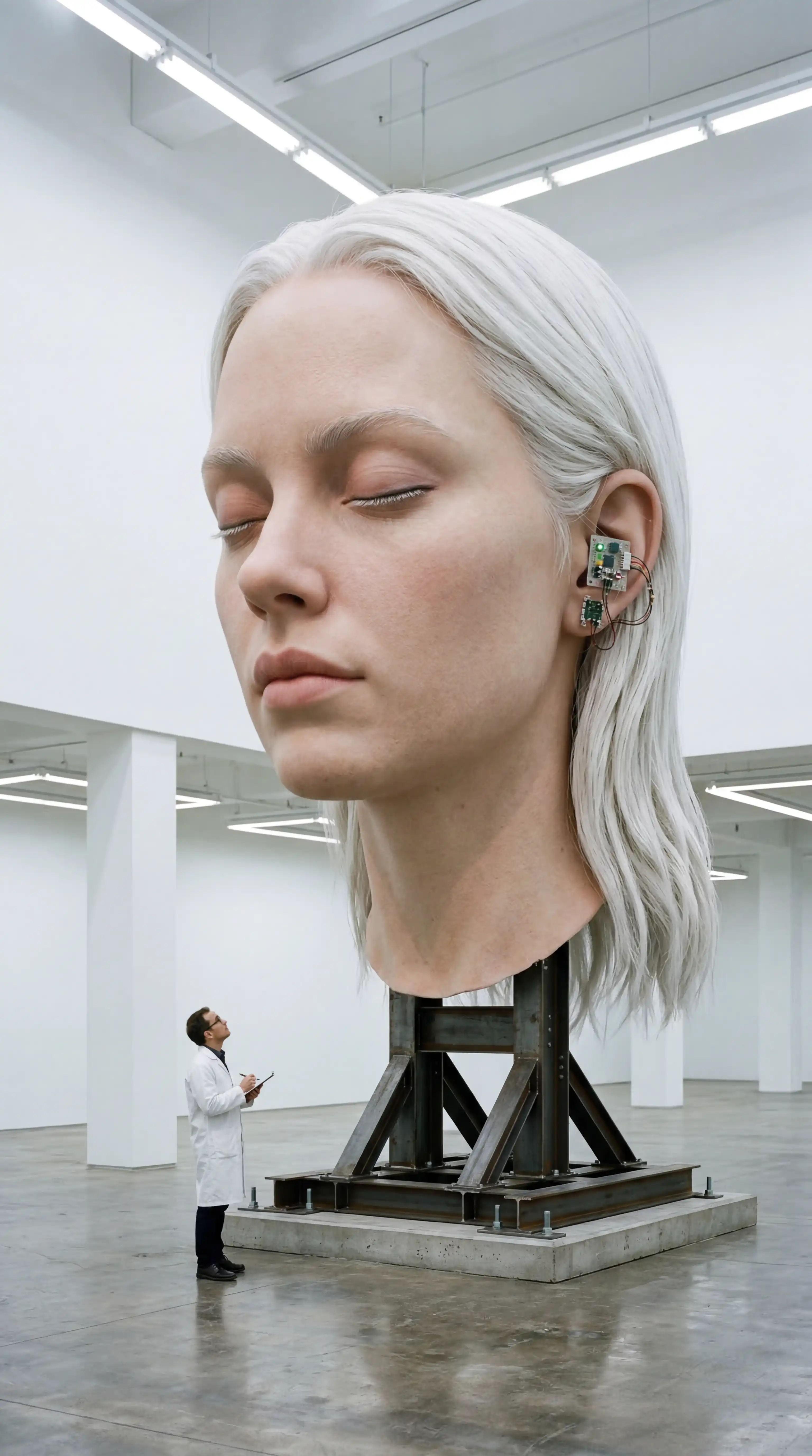 Giant Head Installation