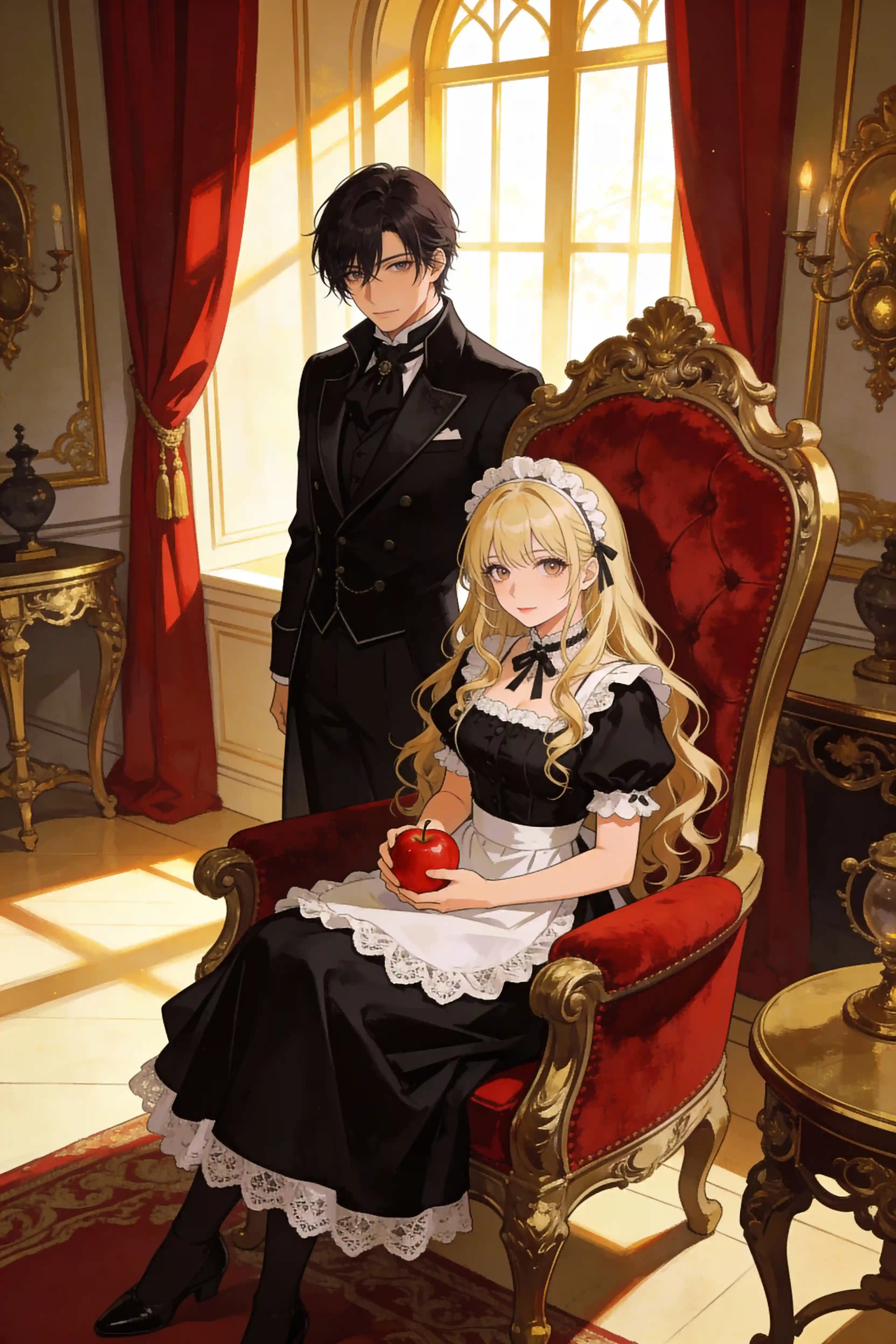 Victorian Gothic Anime Couple