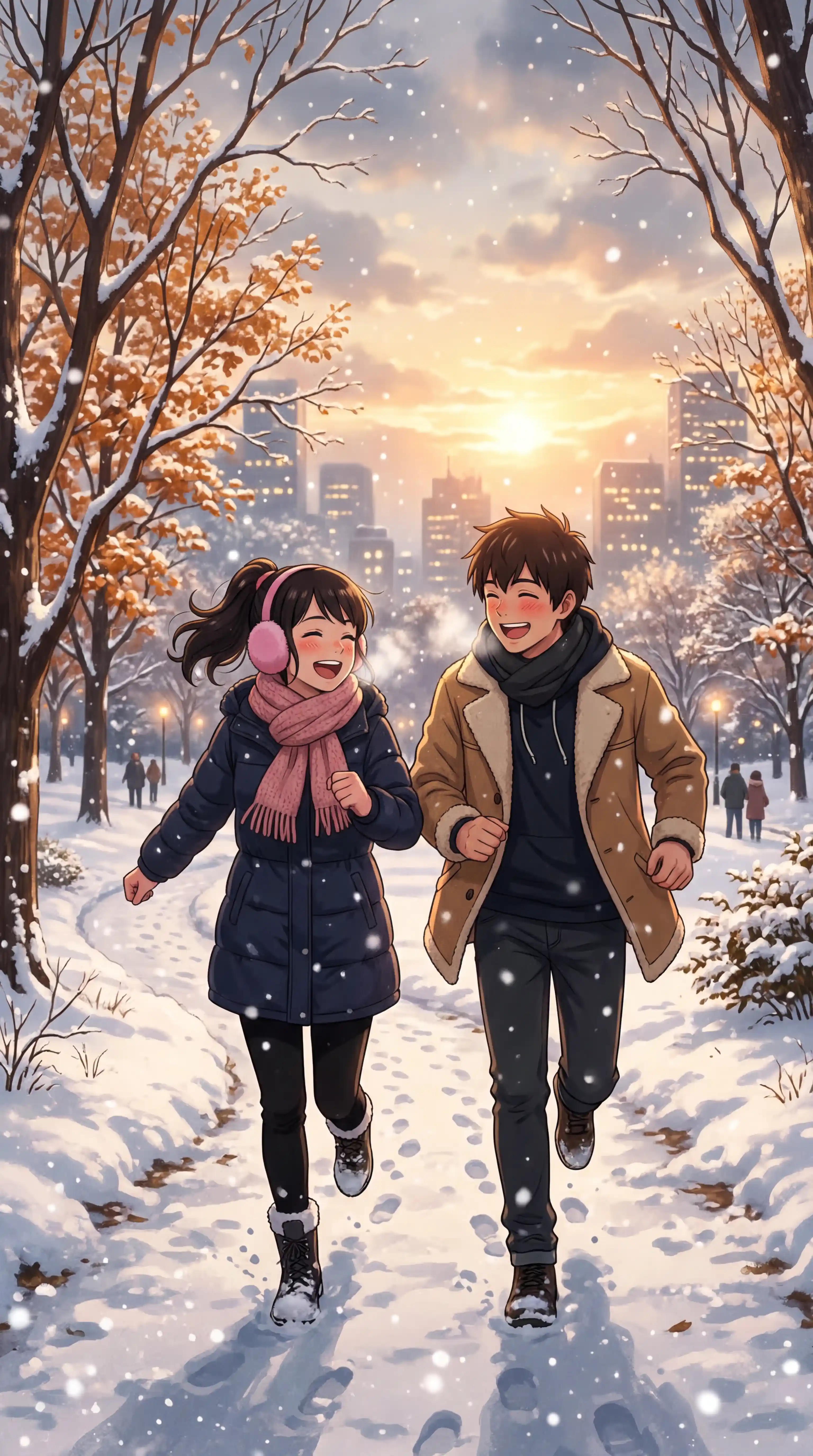 Anime Winter Run