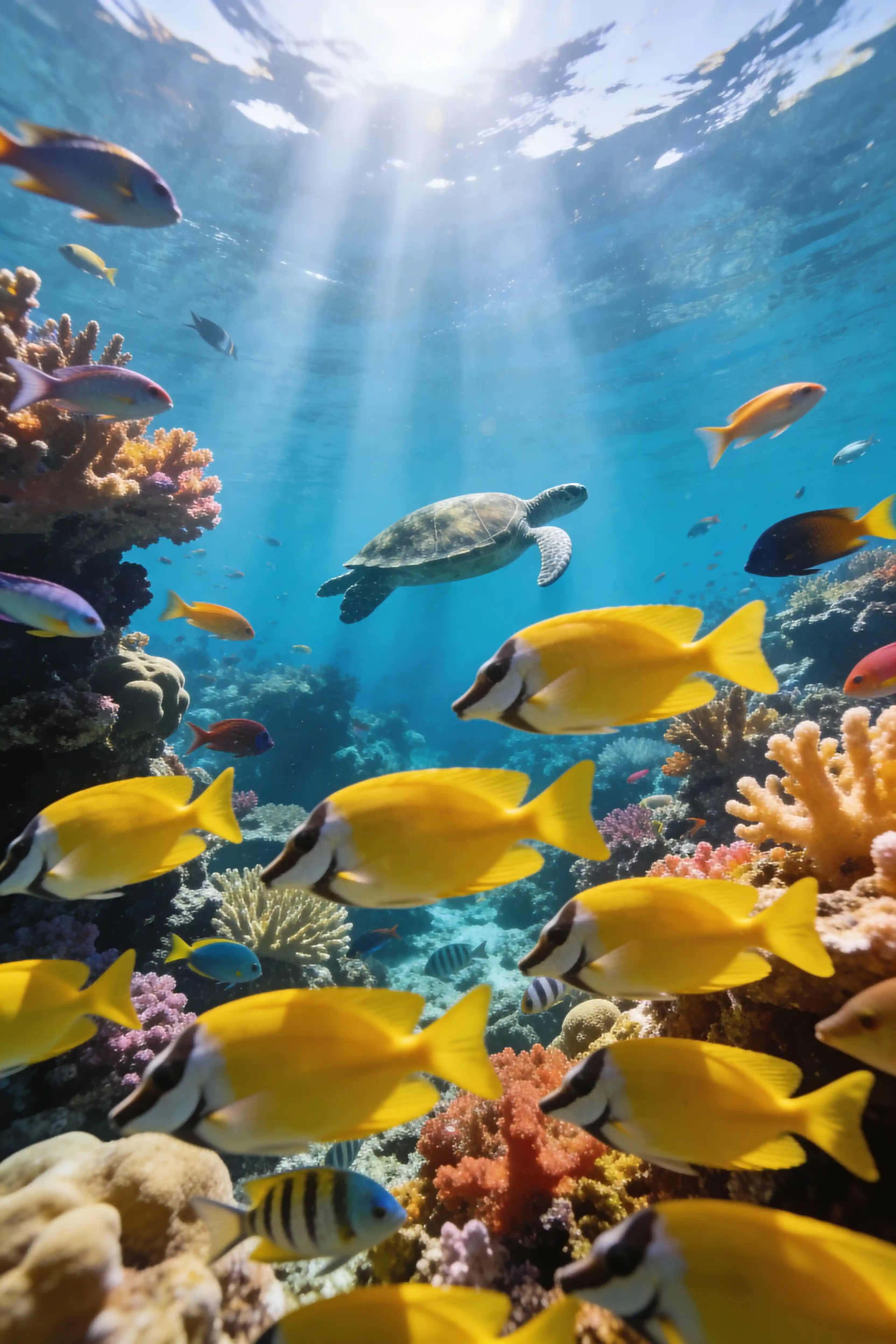 Underwater Reef Scene