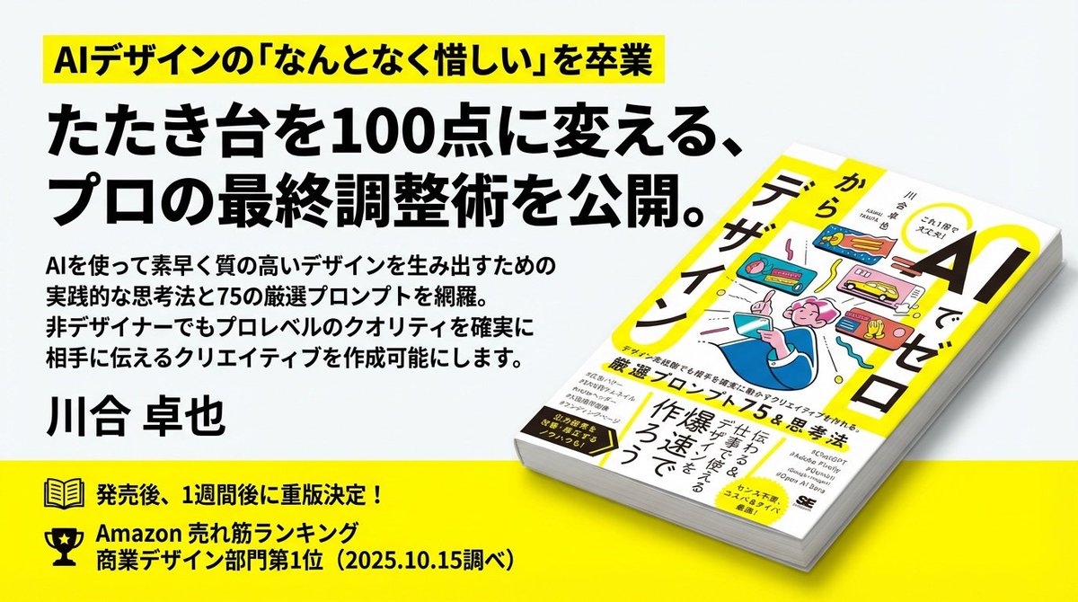Social Media Post - Train-ad style book advertisement image