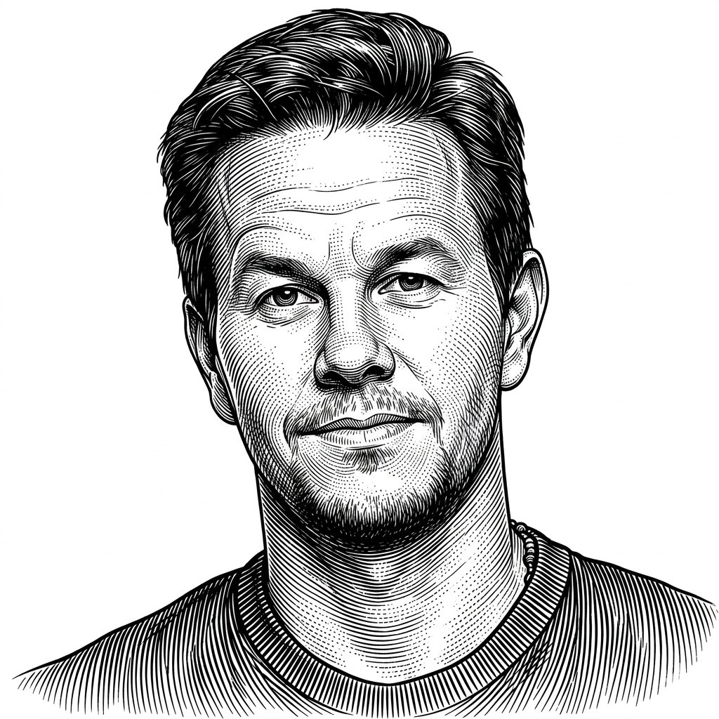 Infographic / Edu Visual - Monochrome Engraving Portrait Style